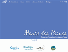 Tablet Screenshot of montedosparvos.com